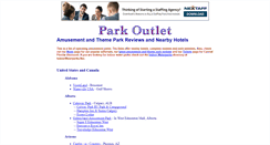 Desktop Screenshot of parkoutlet.com